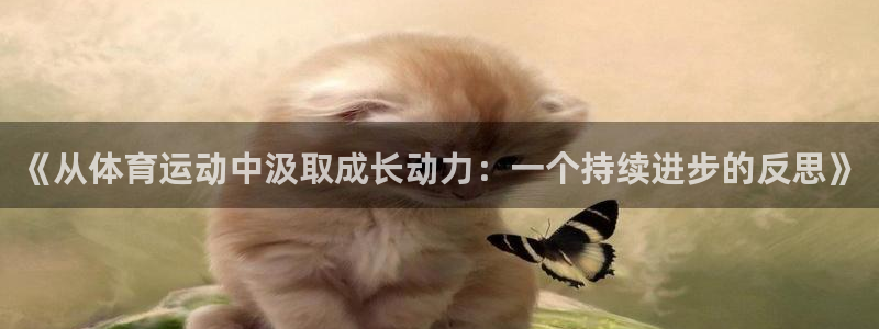 vsport体育：《从体育运动中汲取成长动力：一个持续进步的反思》