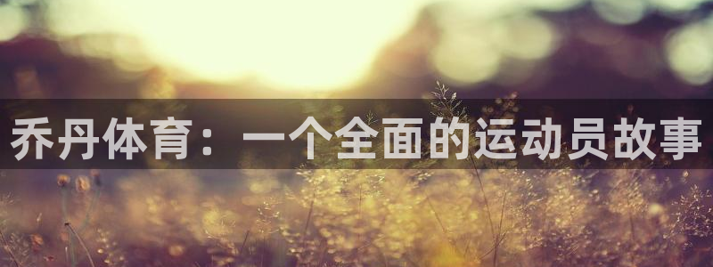 vsport体育在线官网：乔丹体育：一个全面的运动员故事